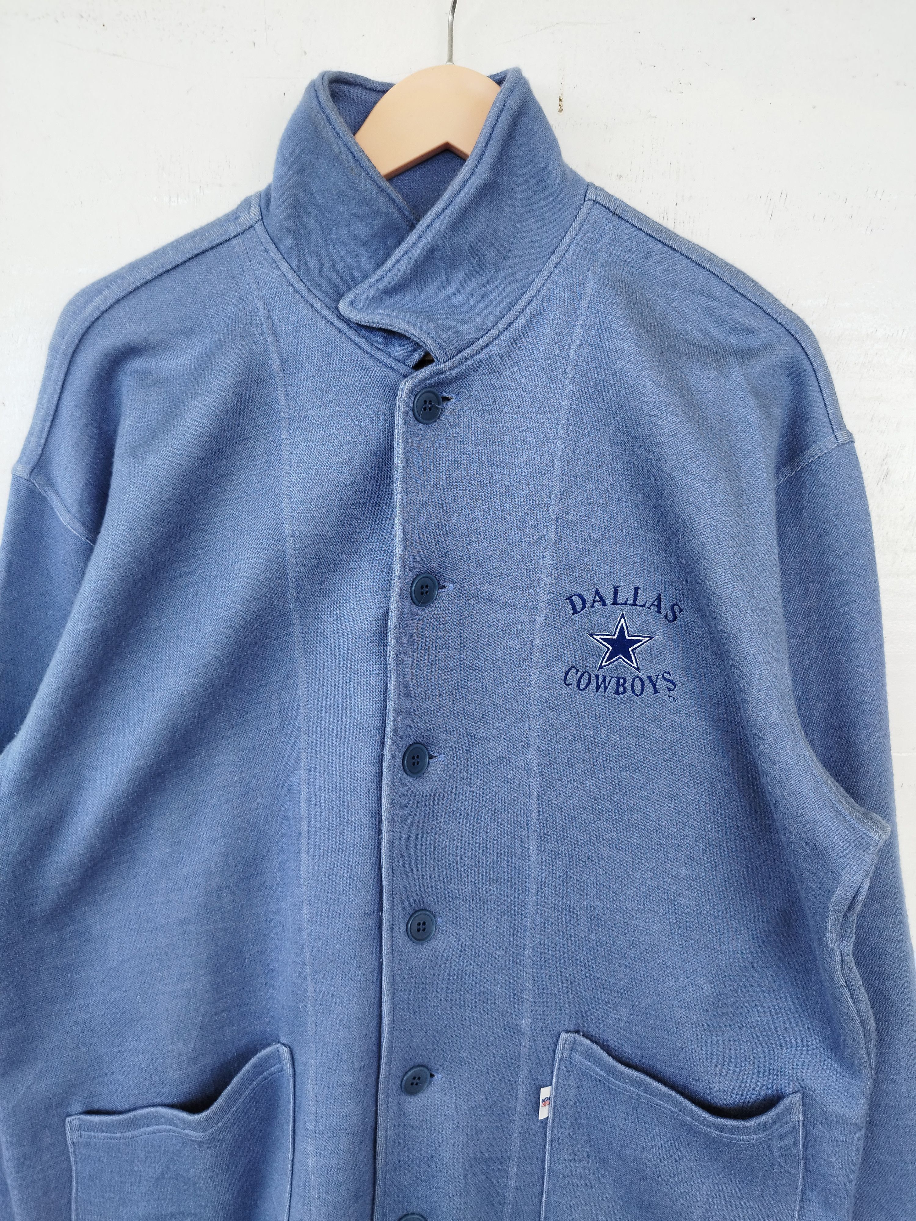 NFL Vintage 90s Vintage Dallas Cowboys jacket Size US XL / EU 56 / 4 - 2 Thumbnail
