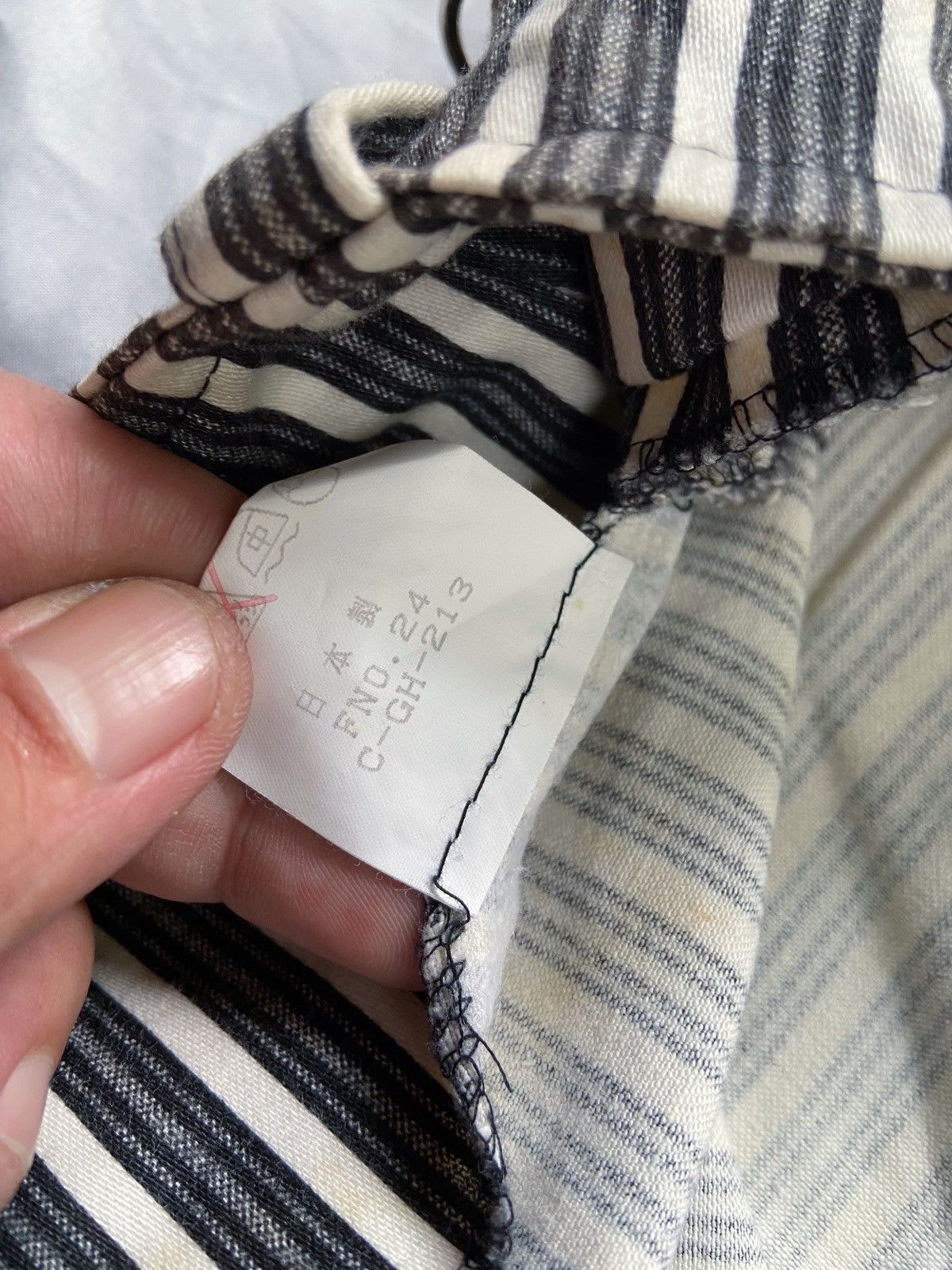 14th Addiction JAPANESE UKNOWN BRAND STRIPED PUNK STYLE PANTS Size US 34 / EU 50 - 10 Thumbnail