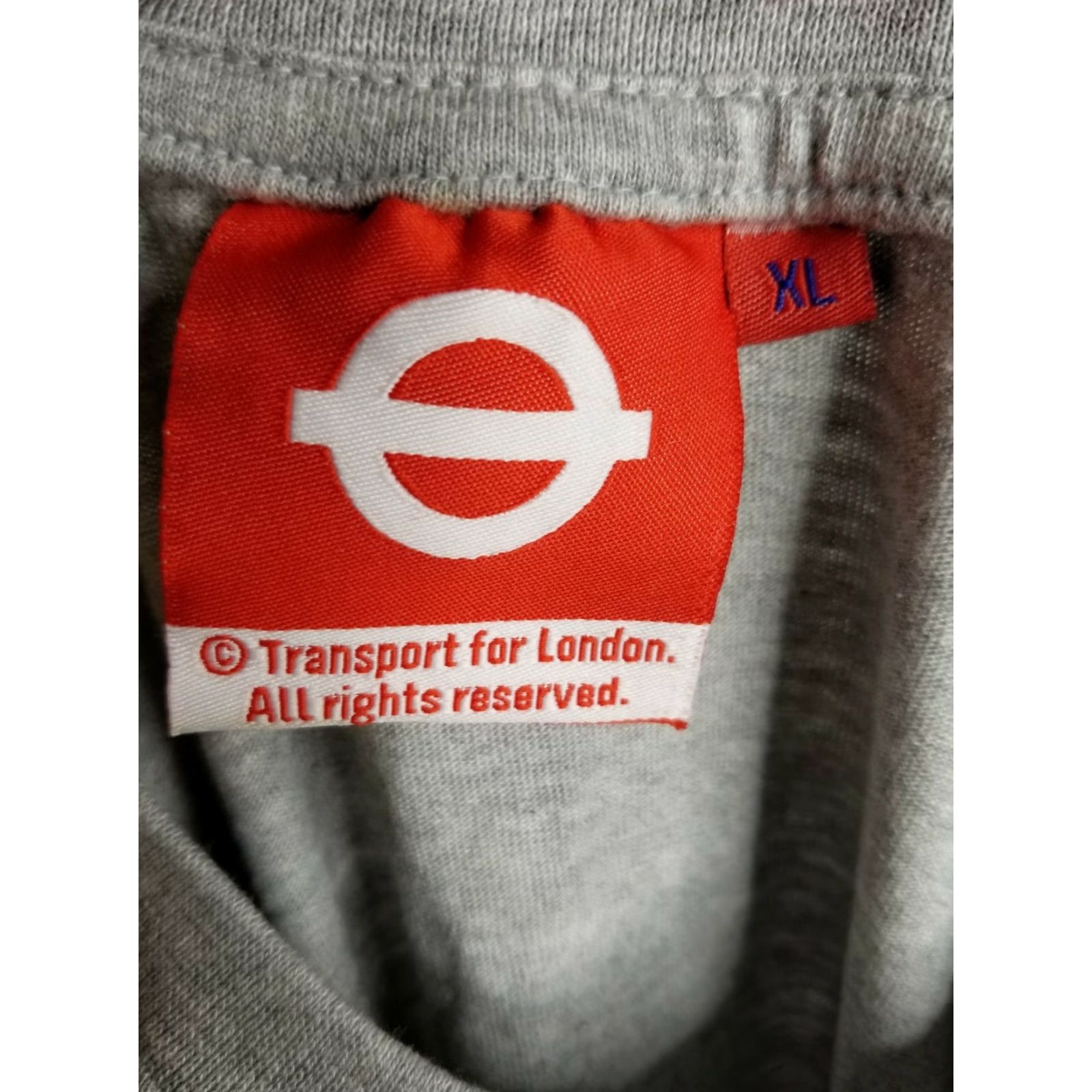 Vintage TFL LONDON Underground Gray T-SHIRT Mens XL Size US XL / EU 56 / 4 - 3 Thumbnail