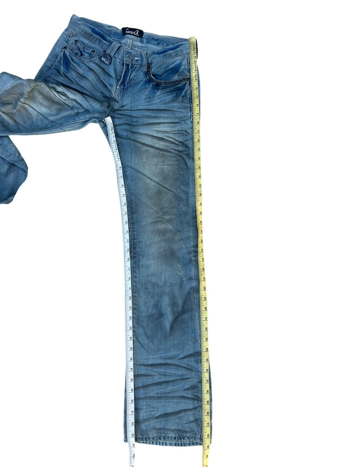 Vintage CavariA Japan Mud Denim Clawmark Bootcut Jeans Size US 30 / EU 46 - 4 Thumbnail