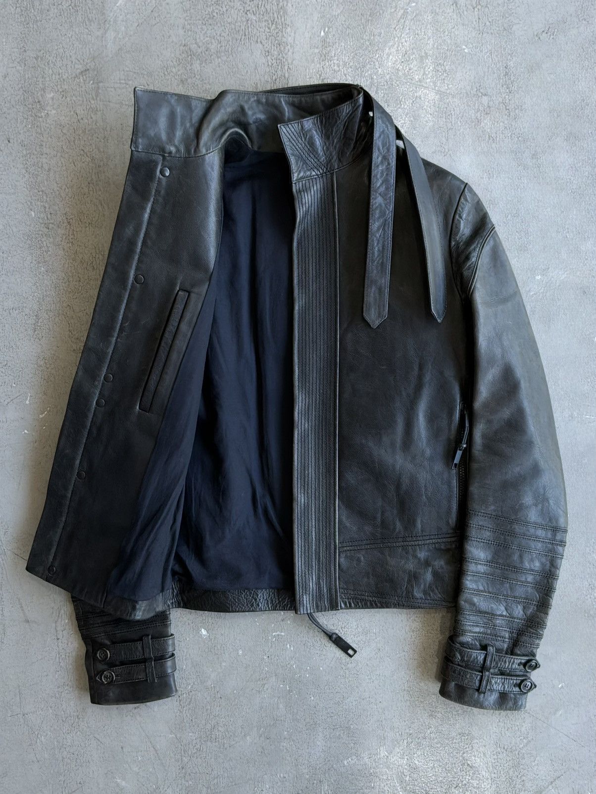 Dior AW03 Dior - Hedi Slimane - Luster Leather Jacket Size US S / EU 44-46 / 1 - 3 Thumbnail