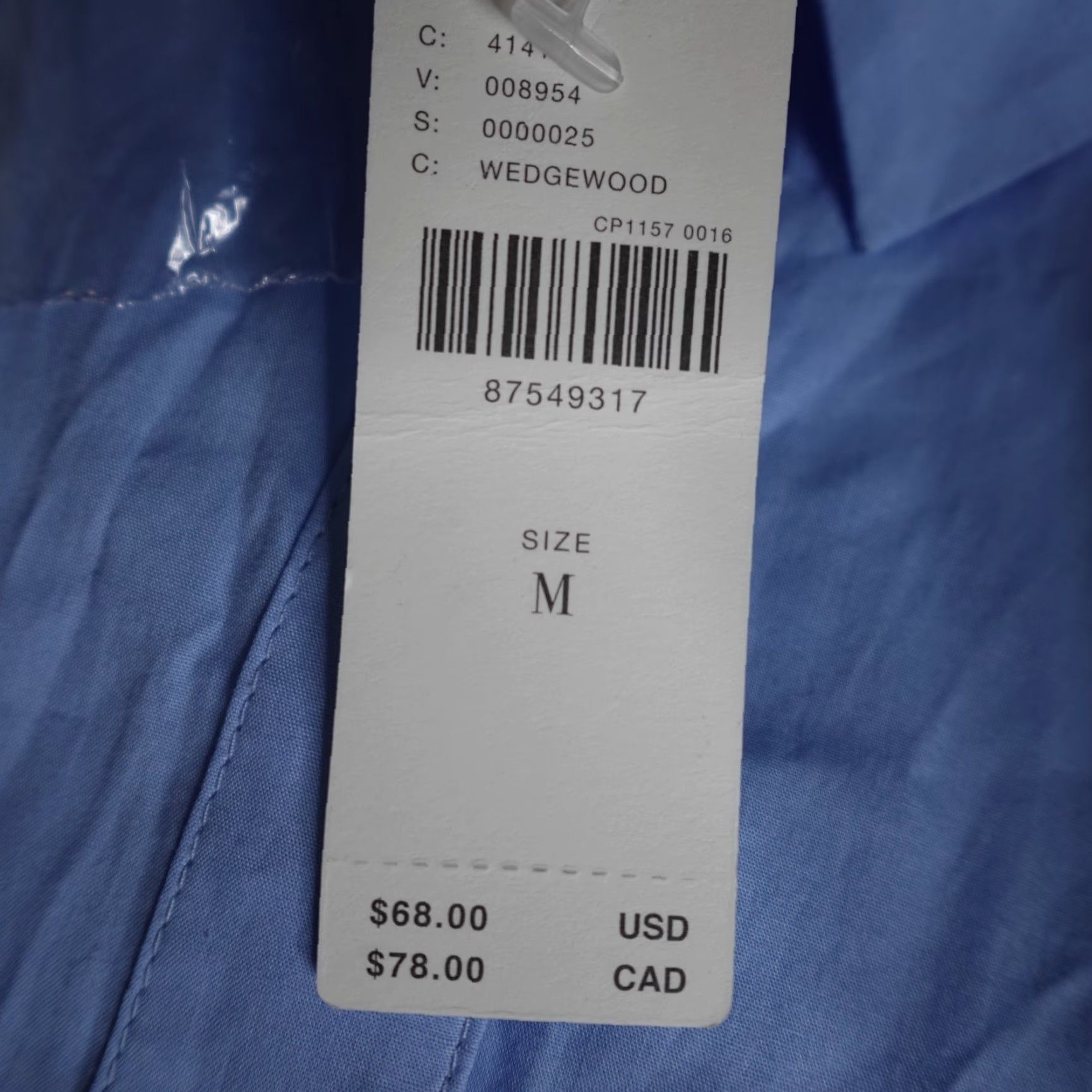 Free People Free People Shirt Womens Medium Blue Wedgewood Short Sleeve Button-Up Casual Spring Summer Women’s Size M / US 6-8 / IT 42-44 - 3 Thumbnail