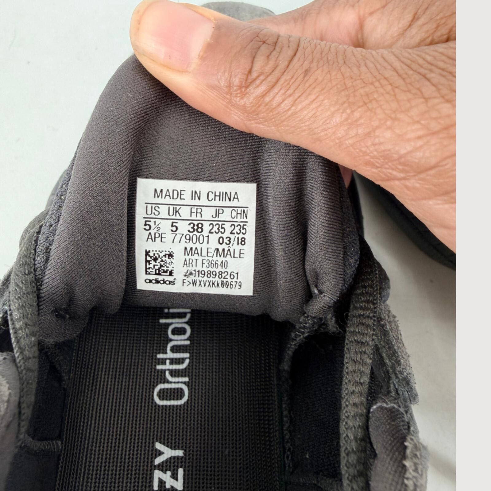 Adidas Adidas Yeezy 500 Charcoal Sneakers 5.5 Size US 5.5 / EU 38 - 4 Thumbnail