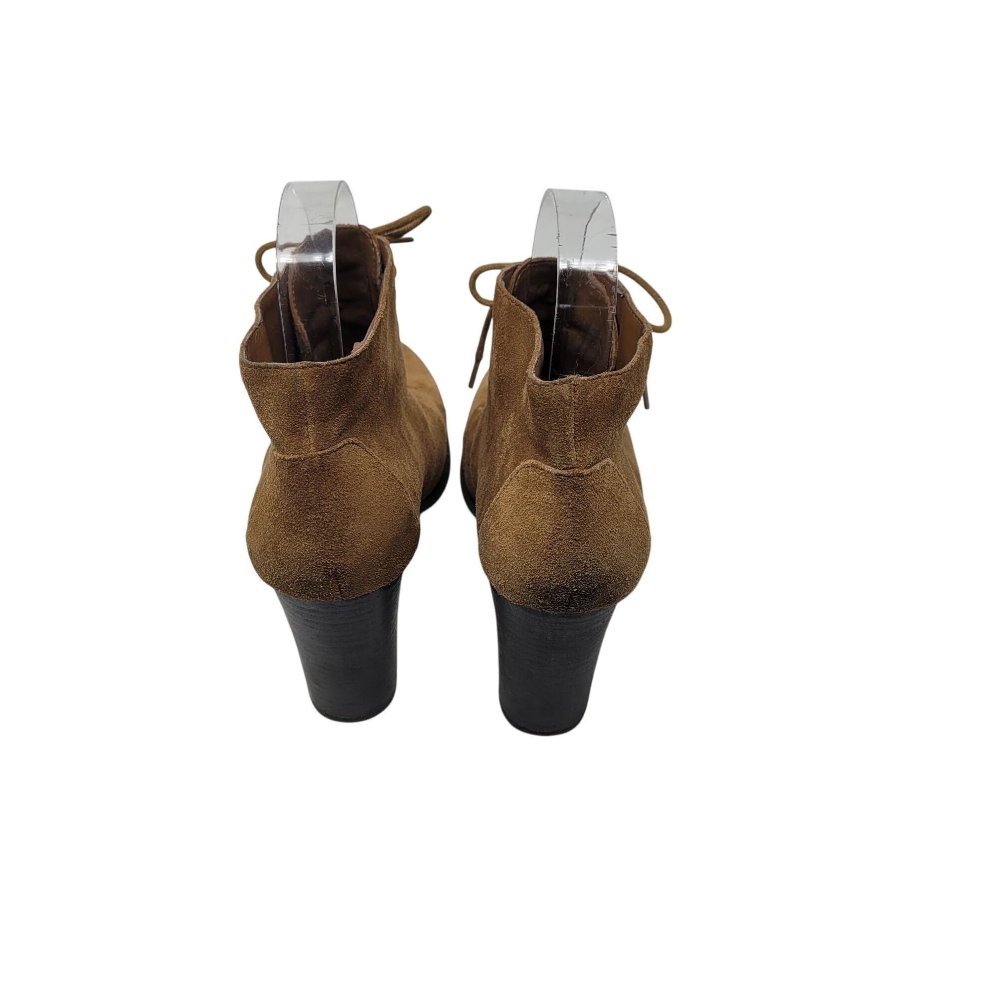 Franco Sarto Franco Sarto Womens Wenda Ankle Boots 8.5 Leather Upper Brow Size US 8.5 / IT 38.5 - 9 Thumbnail