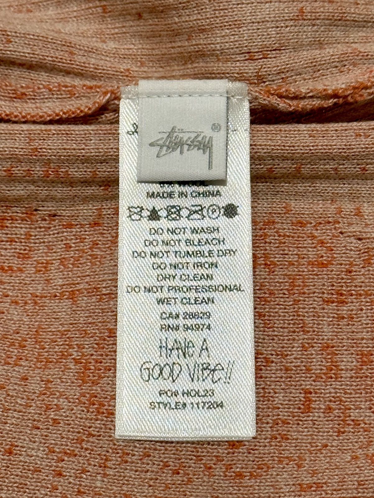 Stussy Stussy Engineered Panel Sweater Orange Size US L / EU 52-54 / 3 - 6 Thumbnail