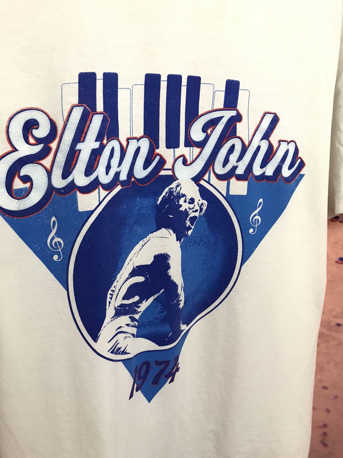 Band Tees Vintage Elton John streetwear band tee Size US XL / EU 56 / 4 - 3 Thumbnail