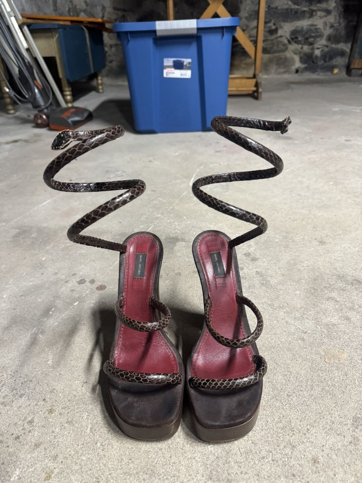 Marc Jacobs marc jacobs serpant snake heels RARE Size 36 Made In Italy Size US 6 / IT 36 - 3 Thumbnail