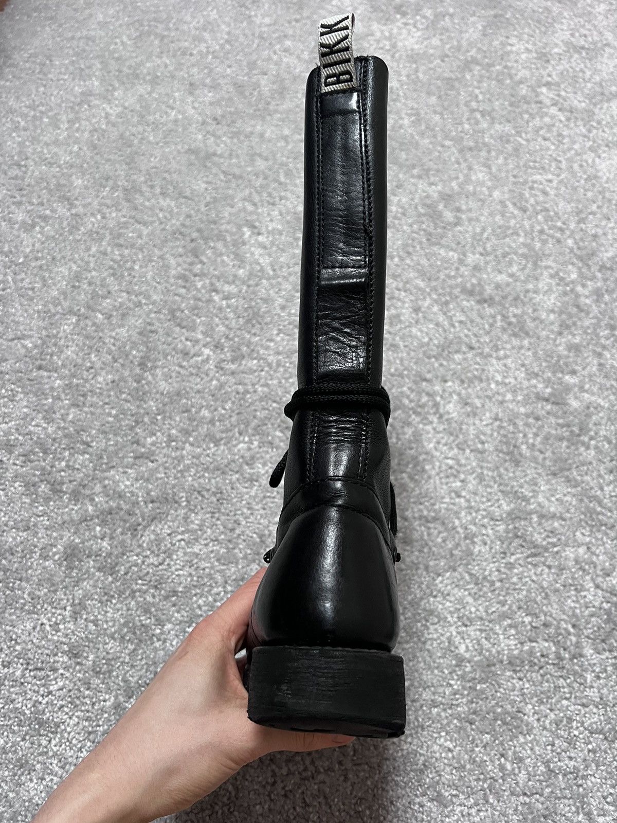 Dirk Bikkembergs Dirk Bikkembergs Black Combat Square Lace High Boots Size 36 Size US 6 / IT 36 - 13 Thumbnail