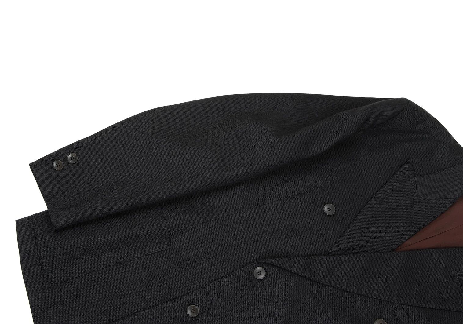 Jean Paul Gaultier Cotton Rayon Pinstripe Peak Lapel Jacket Charcoal 52 Size US L / EU 52-54 / 3 - 8 Thumbnail