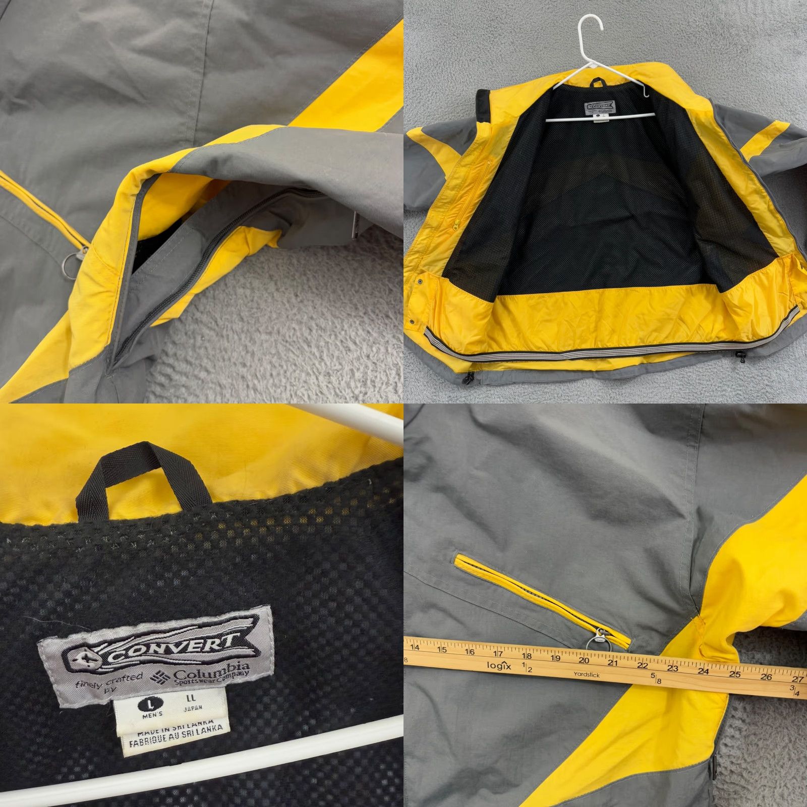 Vintage VINTAGE Columbia Jacket Mens Large Gray Convert Ski Snow Parka Lined Zip Outdoor Size US L / EU 52-54 / 3 - 8 Thumbnail