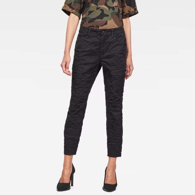 G-Star G Star raw Rovic dc mid skinny Cargo black Pants Womens Size 27" / US 4 / IT 40 - 2 Thumbnail