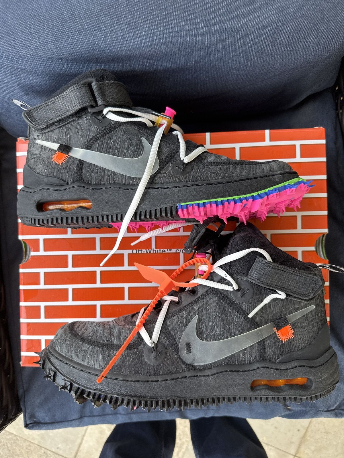 Off-White Off White Nike Air Force 1 Mids Size US 11 / EU 44 - 1 Thumbnail