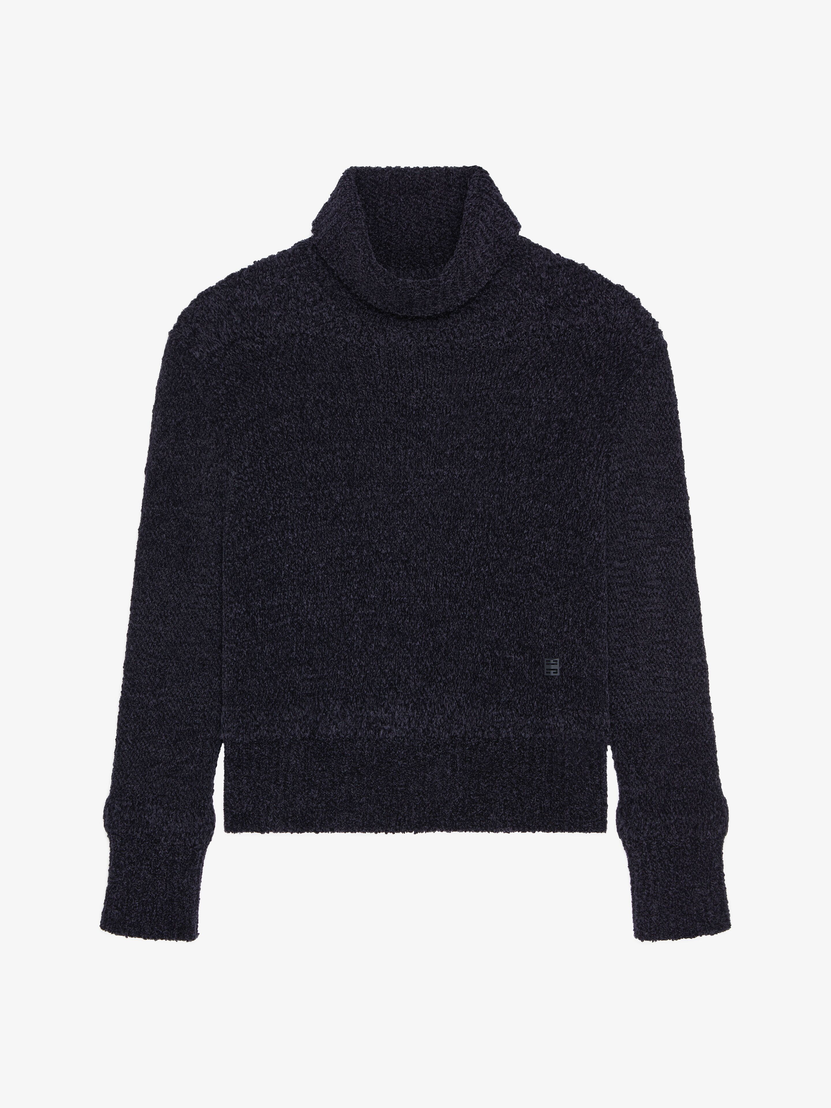o1w1db10925 High Neck Sweater in Blue