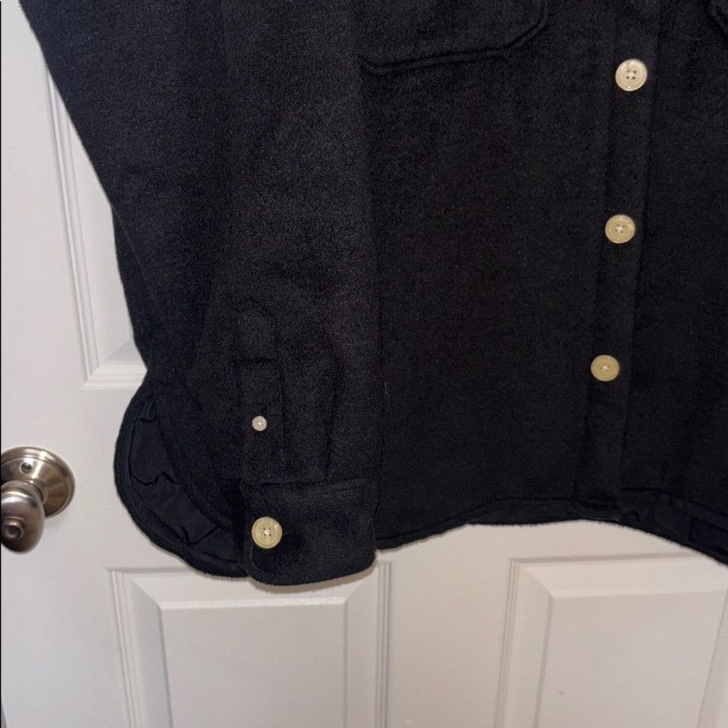 Allsaints All Saints Men’s Black Peacoat NWOT Sz XXL Size US XXL / EU 58 / 5 - 3 Thumbnail