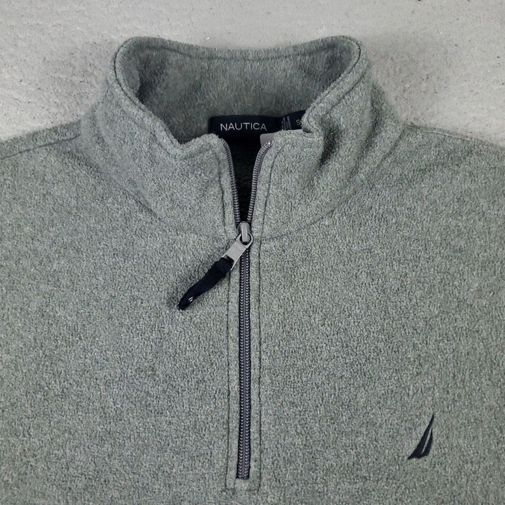 Nautica Nautica Mens Small Gray Sweater Casual 1/4 Zip Up Pullover Extra Large XL Sweatshirt Size US S / EU 44-46 / 1 - 3 Thumbnail