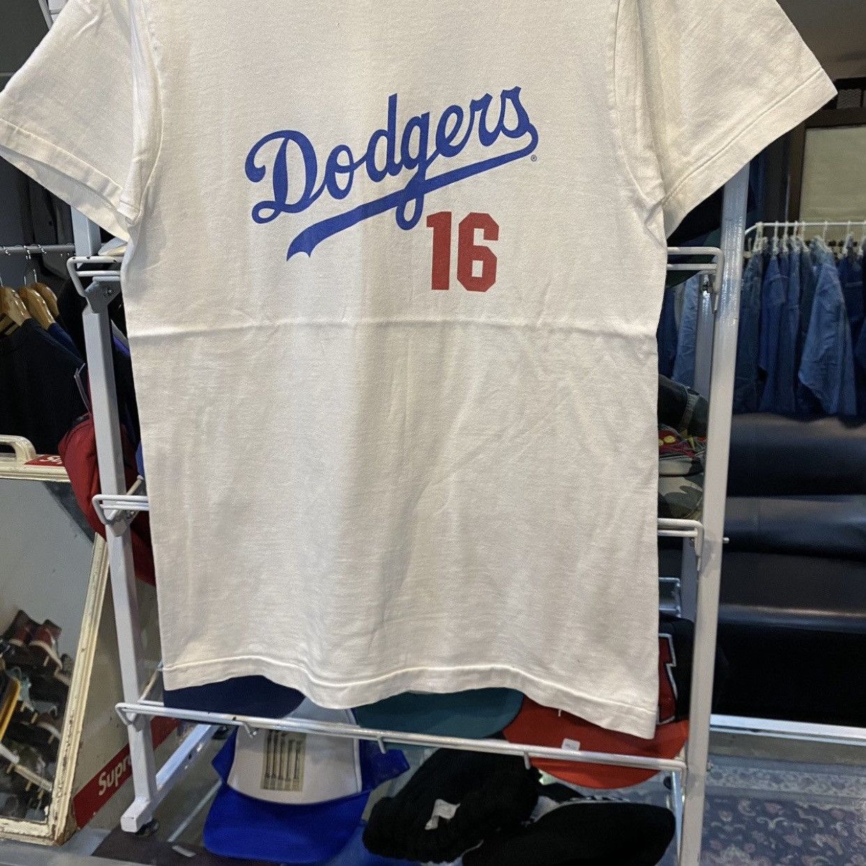 MLB Rare!! Vintage LOS ANGELES DODGERS nomo name tee Size US S / EU 44-46 / 1 - 4 Thumbnail