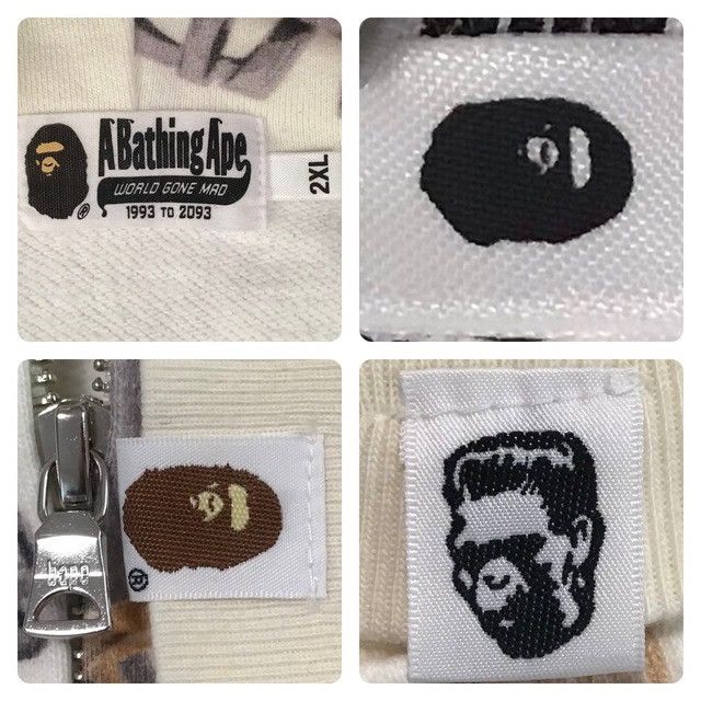 Bape 🔥2XL🔥 BAPE JEWELS SHARK FULL ZIP HOODIE a bathing ape XXL Size US XXL / EU 58 / 5 - 8 Thumbnail