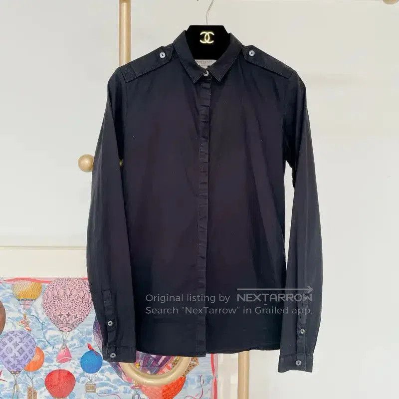 Burberry Burberry Women's Long Sleeve Black Shirt. Size XXS / US 00 / IT 34 - 1 Thumbnail