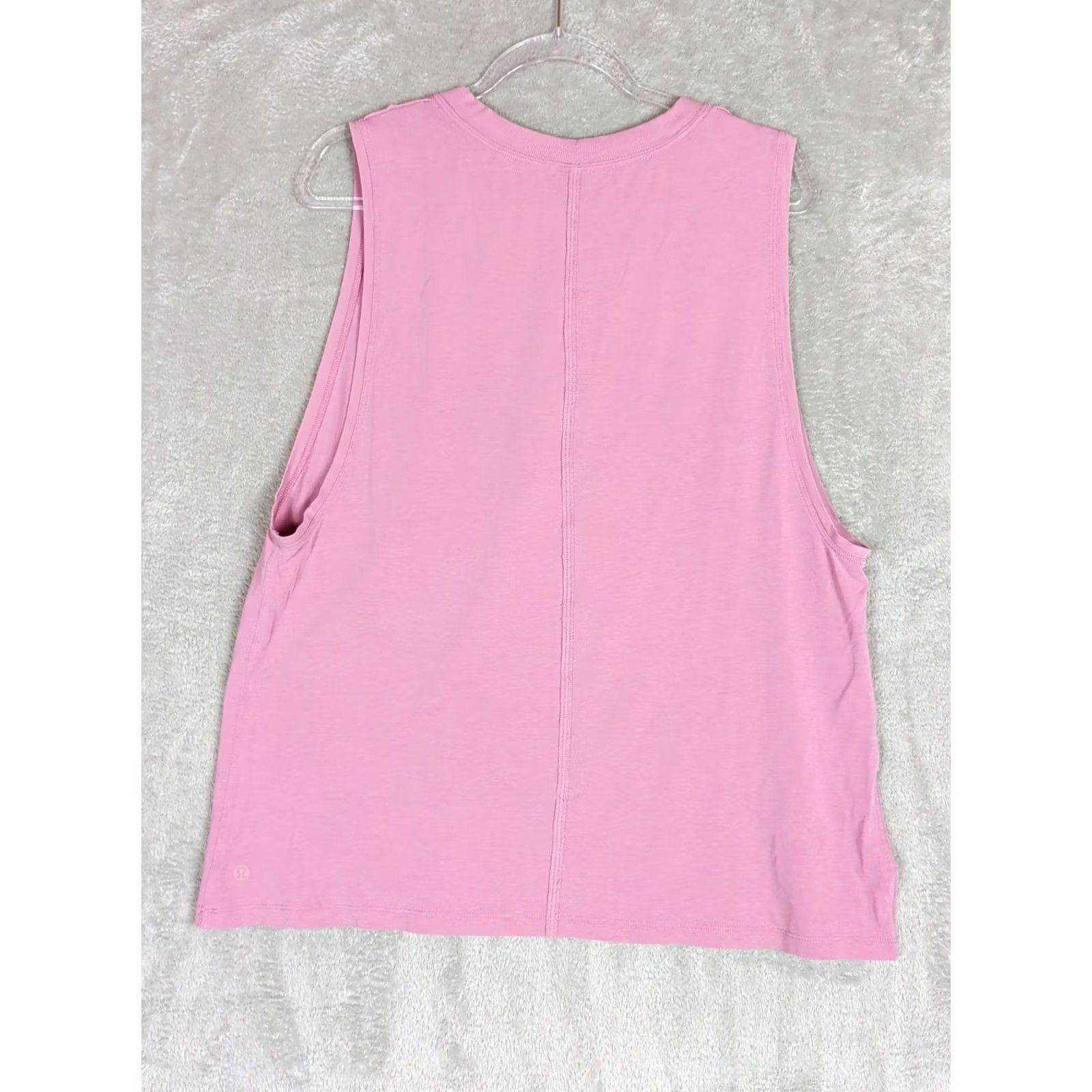 Lululemon Lululemon Womens Tank Top All Yours Active Boyfriend Pullover Crew Neck Sleeveless Orchid Pink Size L Regular Fit Size L / US 10 / IT 46 - 2 Thumbnail