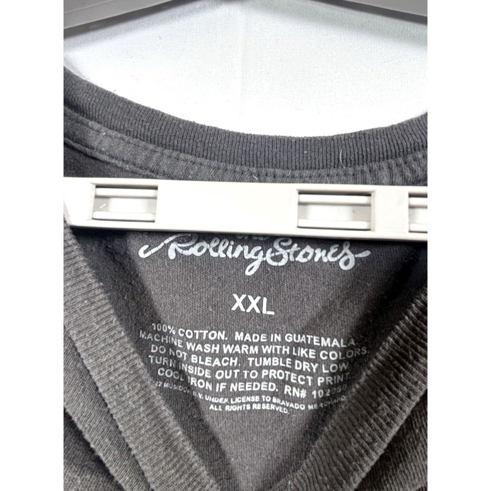 Vintage VINTAGE Women’s Rolling Stones Cropped Tank Top T Shirt Gray 2XL Crew Neck Sleeveless Spaghetti Strap 100% Cotton USA Rock Music Biker Punk Retro Size XXL / US 16-18 / IT 52-54 - 5 Thumbnail