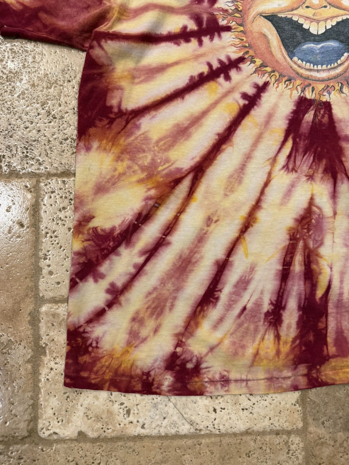 Vintage Vintage Grateful Dead Psychedelic Sun Dubois Tie Dye T-Shirt Size US XL / EU 56 / 4 - 5 Thumbnail