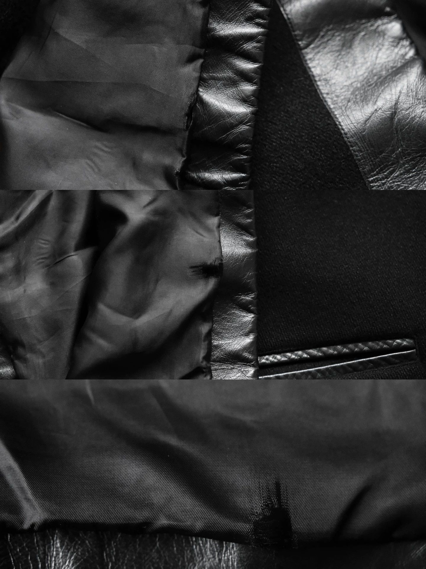 Yohji Yamamoto Yohji Yamamoto 20AW Vintage Leather Panel Hooded Jacket Size US M / EU 48-50 / 2 - 9 Thumbnail