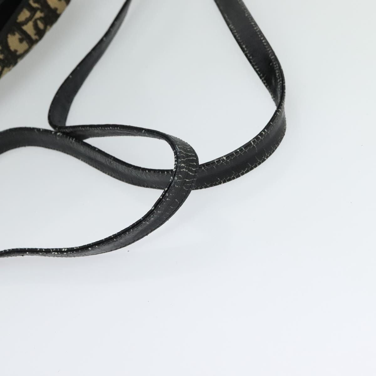 Dior DIOR Trotter Canvas Shoulder Bag Black Size ONE SIZE - 7 Thumbnail