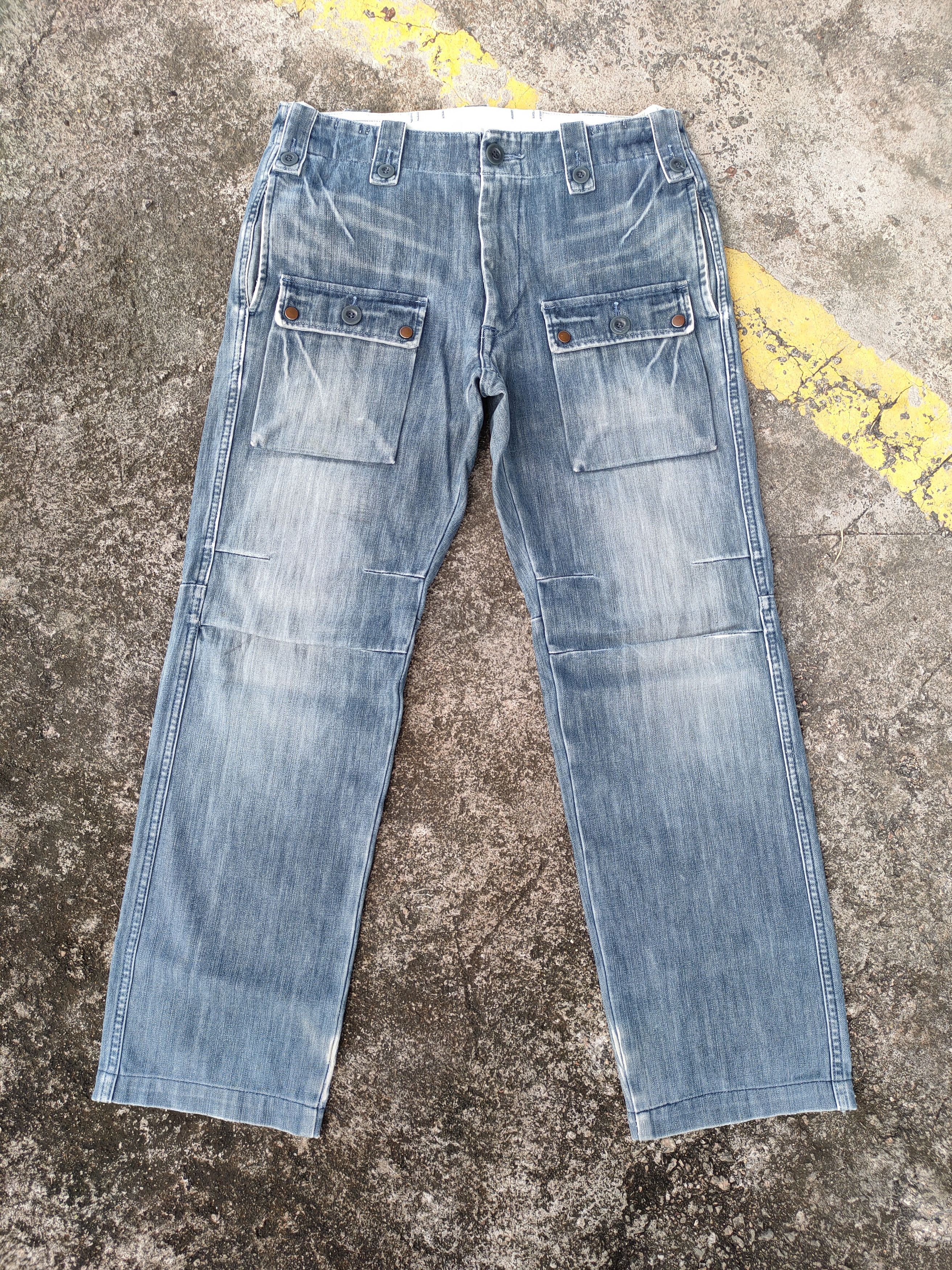 Japanese Brand × Jean × Vintage VINTAGE BARTARK FADED CARGO PANTS Size US 33 - 1 Thumbnail