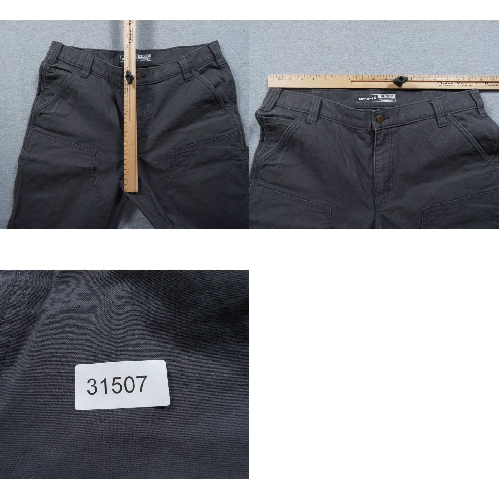 Carhartt Carhartt Pants Mens 36x34 Gray Rugged Flex Relaxed Fit Workwear Utility Duck Pants Mens 36 Gray Carhartt Rugged Flex Straight Dock? Size US 36 / EU 52 - 9 Thumbnail