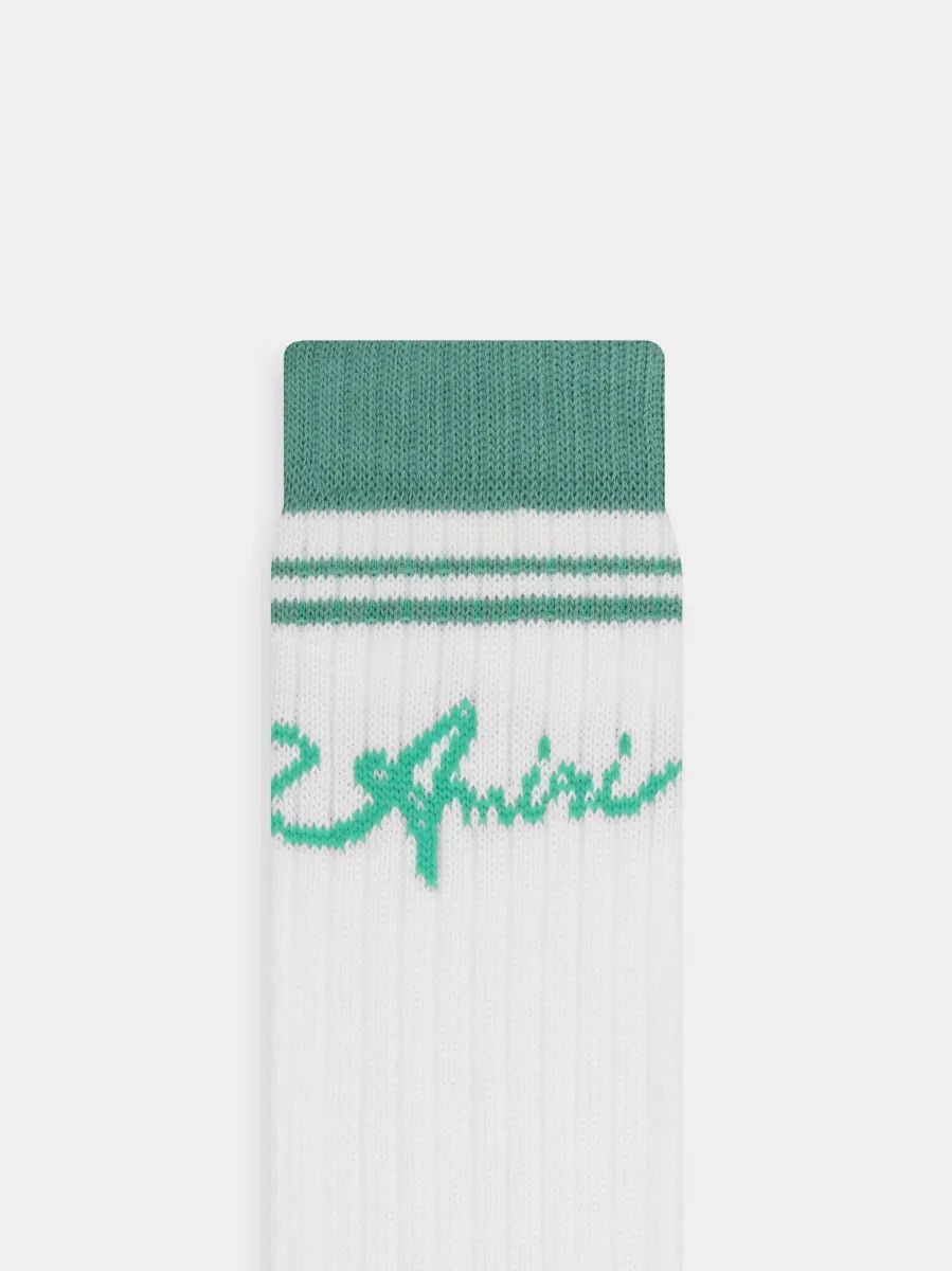 Amiri o1s1wg110825 Size: OS / Wave Socks in White Size ONE SIZE - 3 Thumbnail