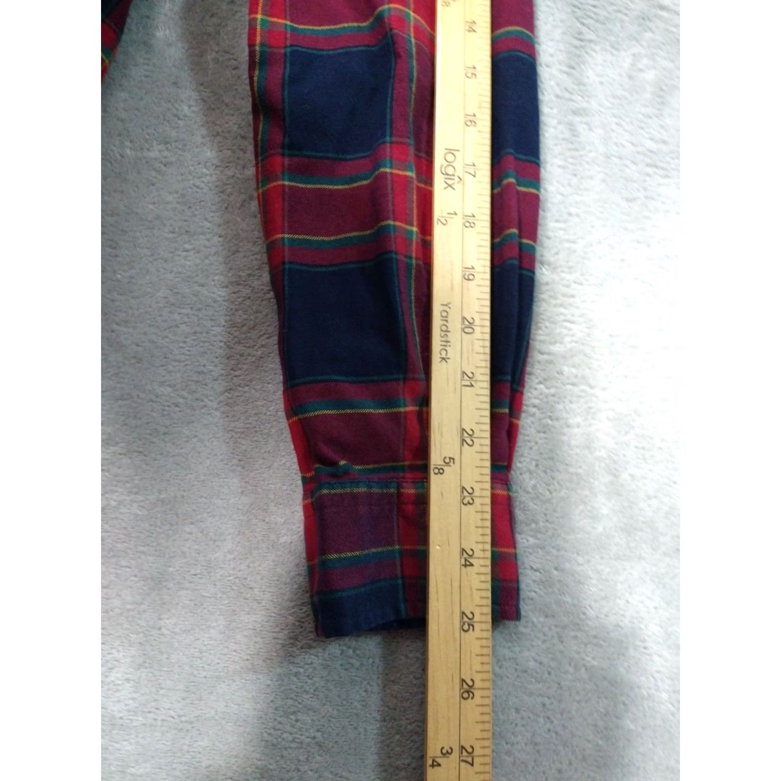 Ralph Lauren Ralph Lauren Shirt Mens Medium Plaid Flannel Button Down Long Sleeve Classic Fit Blue Cotton WINTER? Size US M / EU 48-50 / 2 - 6 Thumbnail