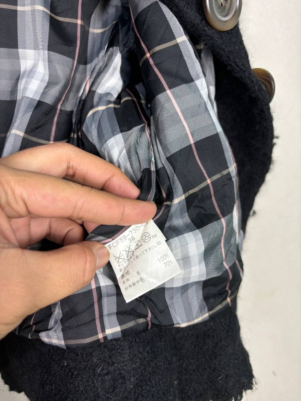 Burberry Burberry London Wool Fur Crop Top Jacket Size XS / US 0-2 / IT 36-38 - 8 Thumbnail