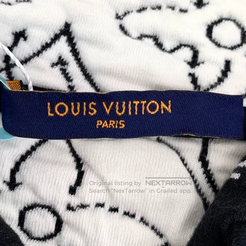 Louis Vuitton Louis Vuitton Black logo jacquard full print cotton hooded Size US L / EU 52-54 / 3 - 5 Thumbnail