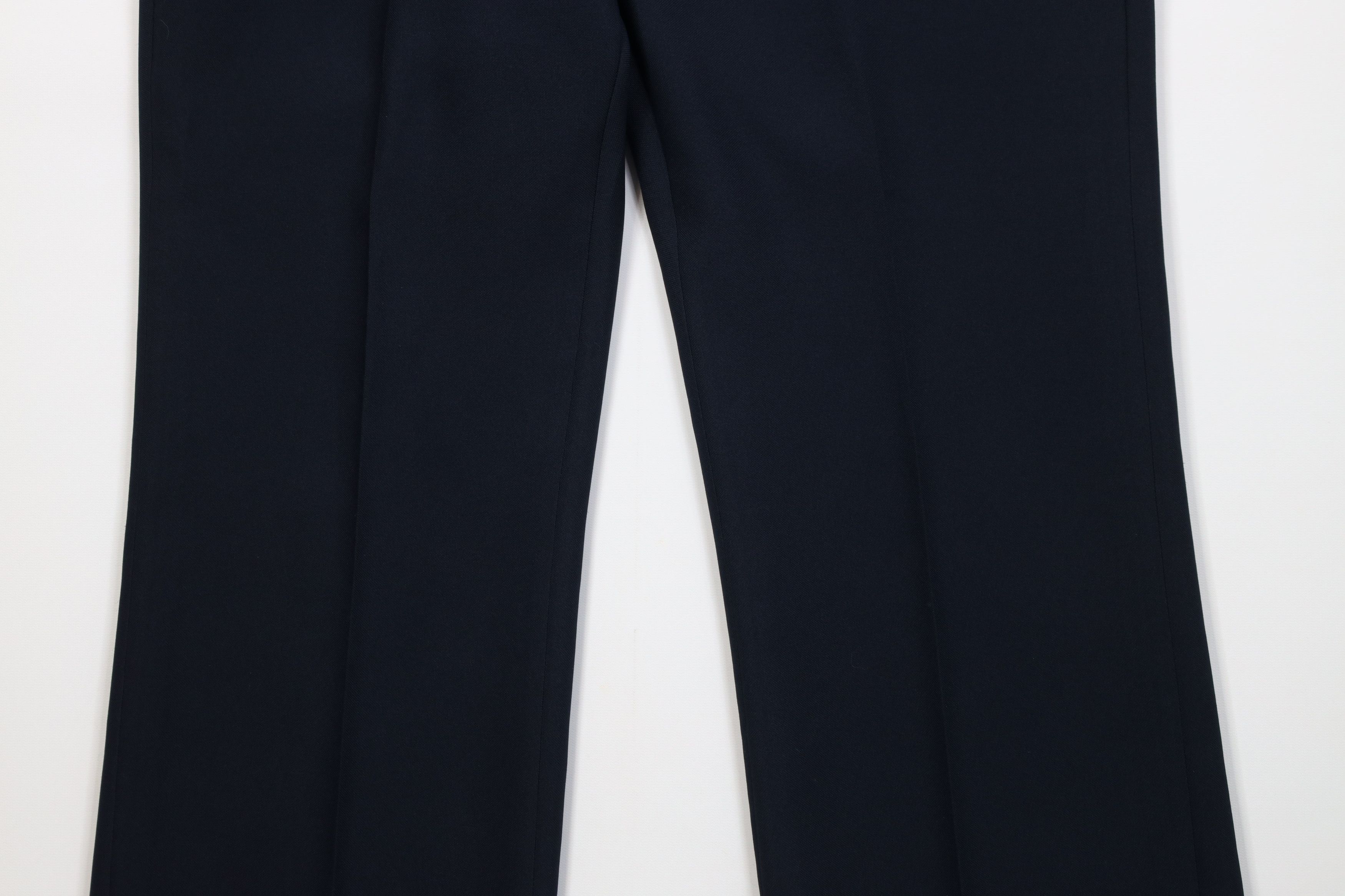 Vintage Vintage 70s Streetwear Flared Wide Leg Chino Pants Blue USA Size US 38 / EU 54 - 3 Thumbnail