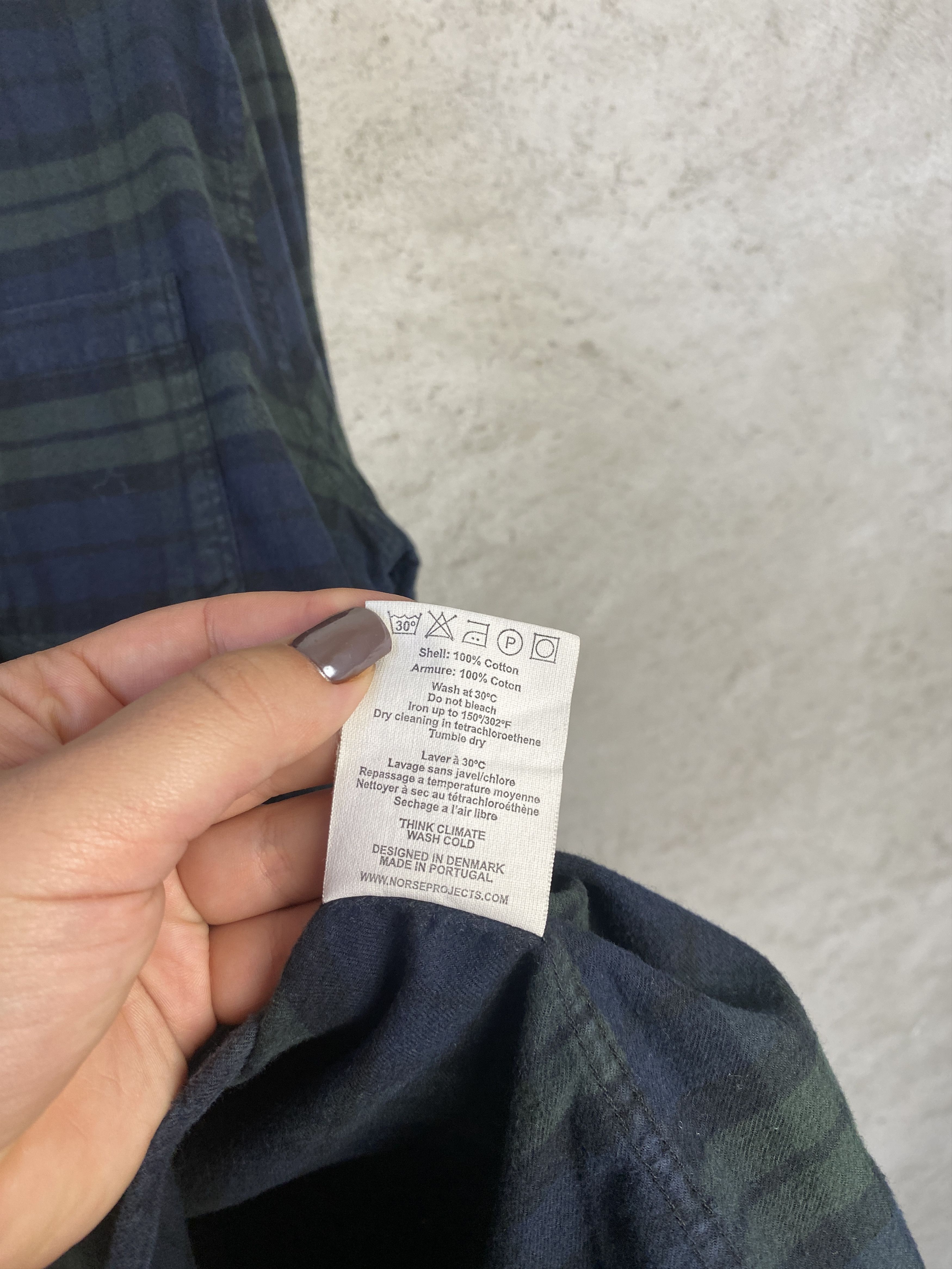 Norse Projects Norse Projects Anton Brushed Flannel Check casual shirt Size US M / EU 48-50 / 2 - 5 Thumbnail