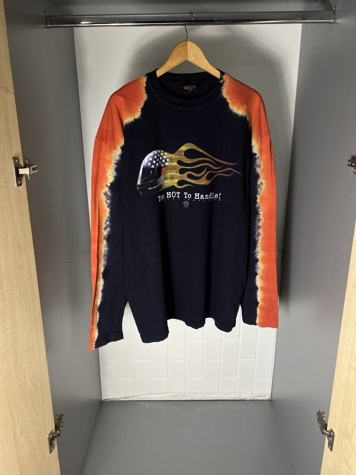 Harley Davidson VINTAGE HARLEY DAVIDSON MOTORCYCLE LAS VEGAS 1995 RETRO Y2K Size US XL / EU 56 / 4 - 2 Thumbnail