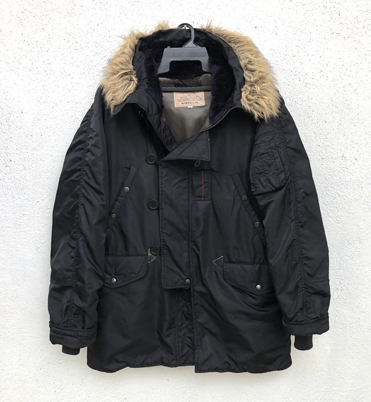 Avirex Vintage Avirex N-3B Military Parka Nylon Hoodie Jacket Size US M / EU 48-50 / 2 - 2 Thumbnail