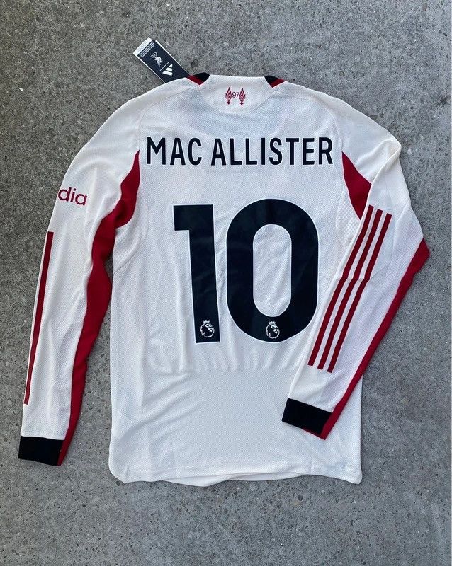 Liverpool FC 25/26 Authentic Long Sleeve Away Shirt size S