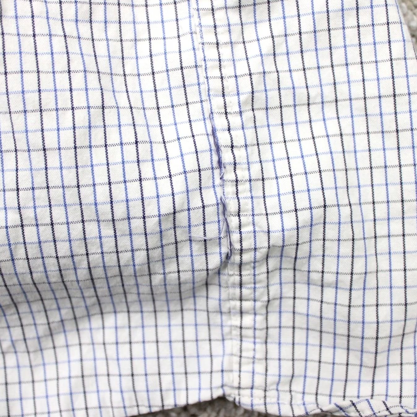 Brooks Brothers Brooks Brothers Shirt Mens 16-4 Blue/White Check Cotton Long Sleeve Relaxed Fit Button-Down Business Casual Workwear Size US L / EU 52-54 / 3 - 7 Thumbnail