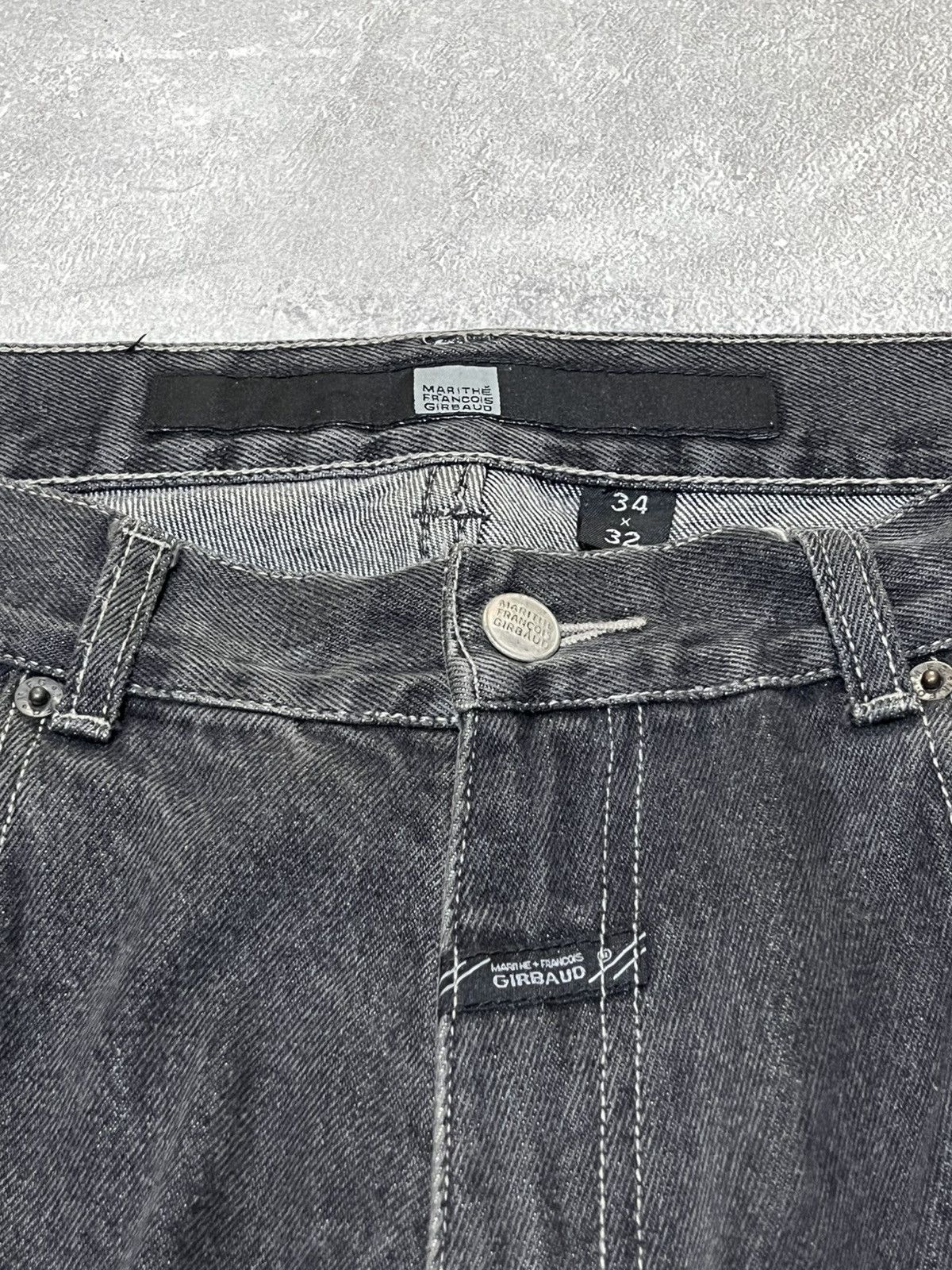 Marithe + Francois Girbaud Marithe Francois Girbaud Baggy Jeans Size US 32 / EU 48 - 3 Thumbnail