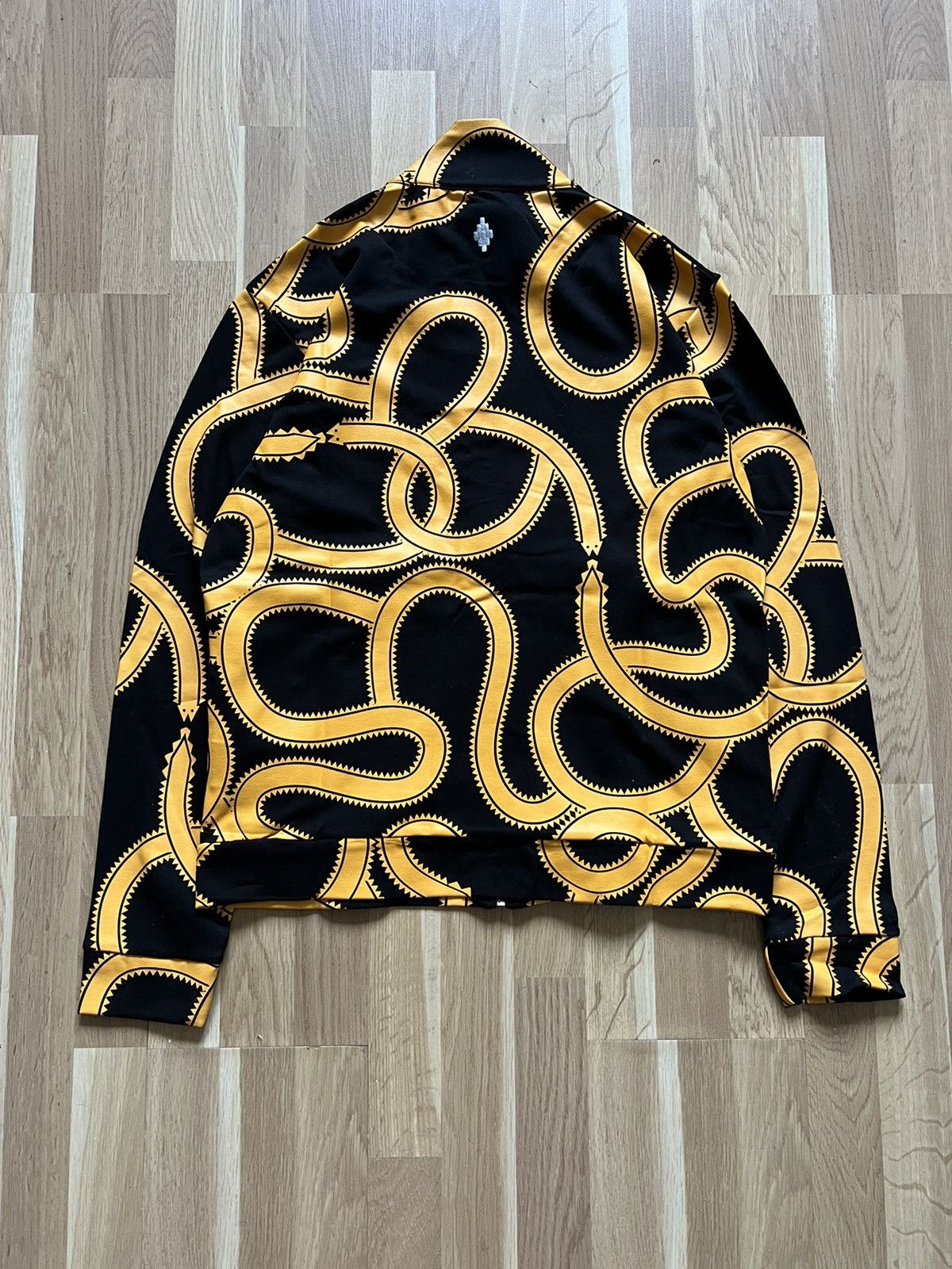 Marcelo Burlon Marcelo Burlon track zip up jacked snake gold luxury Size US M / EU 48-50 / 2 - 4 Thumbnail