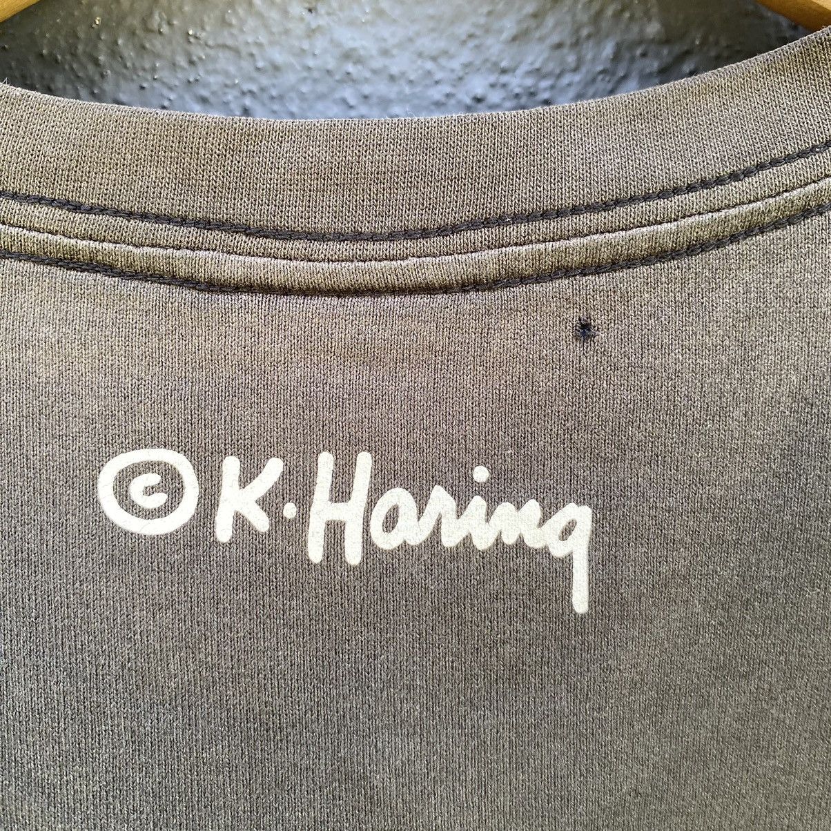 Keith Haring Thrashed Faded Vintage Keith Haring Pisa 89 ERD GRUNGE TEE Size US L / EU 52-54 / 3 - 8 Thumbnail