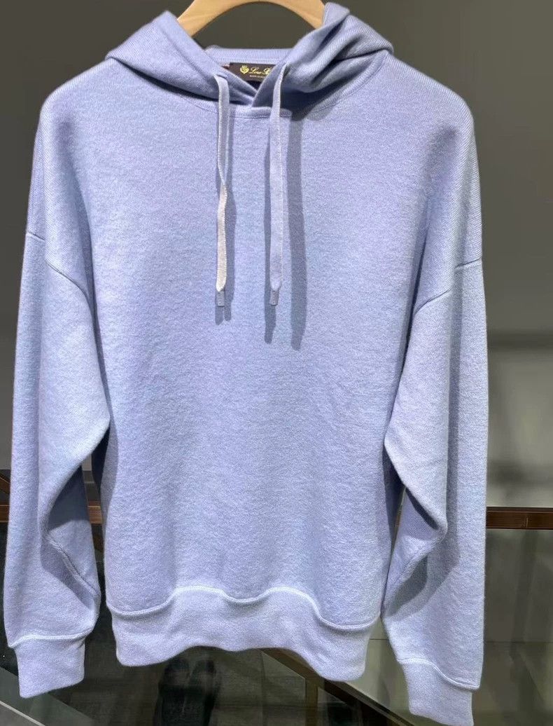 Loro Piana Loro Piana Men's 100% Cashmere Hoodie - dmc Size US M / EU 48-50 / 2 - 1 Thumbnail