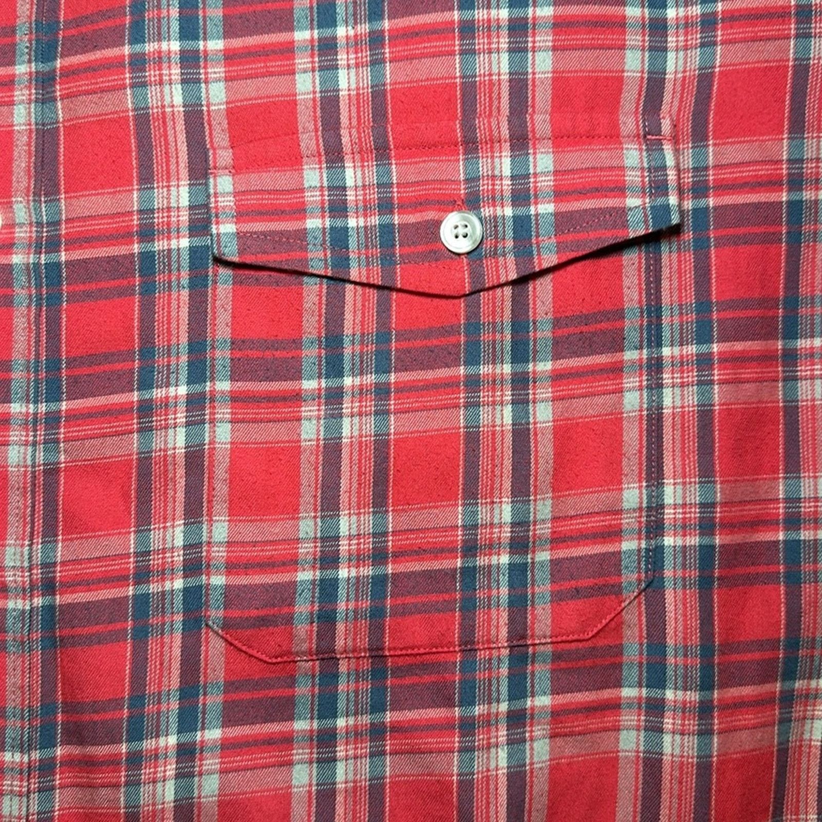UNTUCKit Untuckit Light Flannel Long Sleeve Button Down - 3XL Size US XXL / EU 58 / 5 - 6 Thumbnail