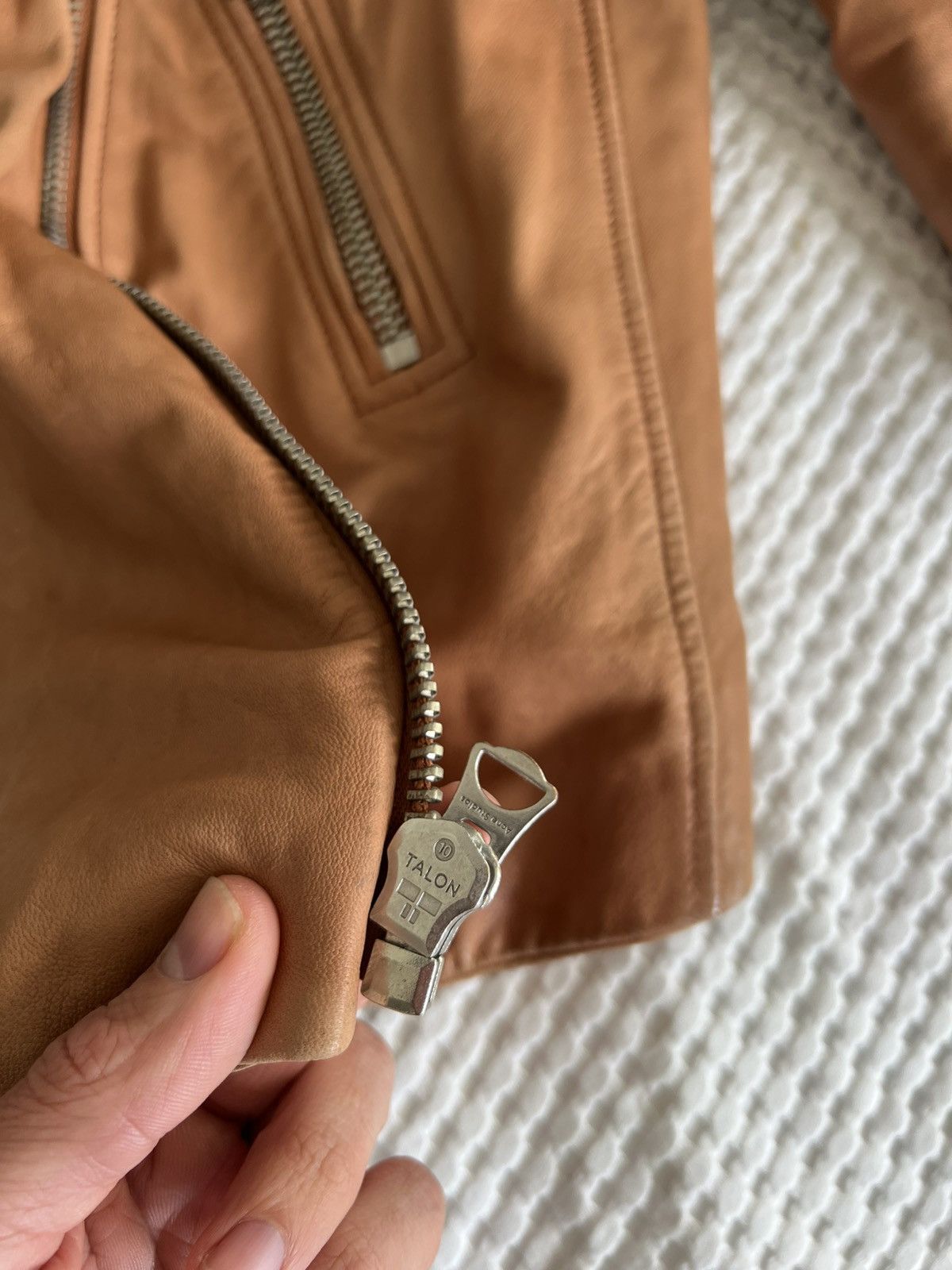 Acne Studios Acne Studios Leather Swift Jacket Size M / US 6-8 / IT 42-44 - 13 Thumbnail