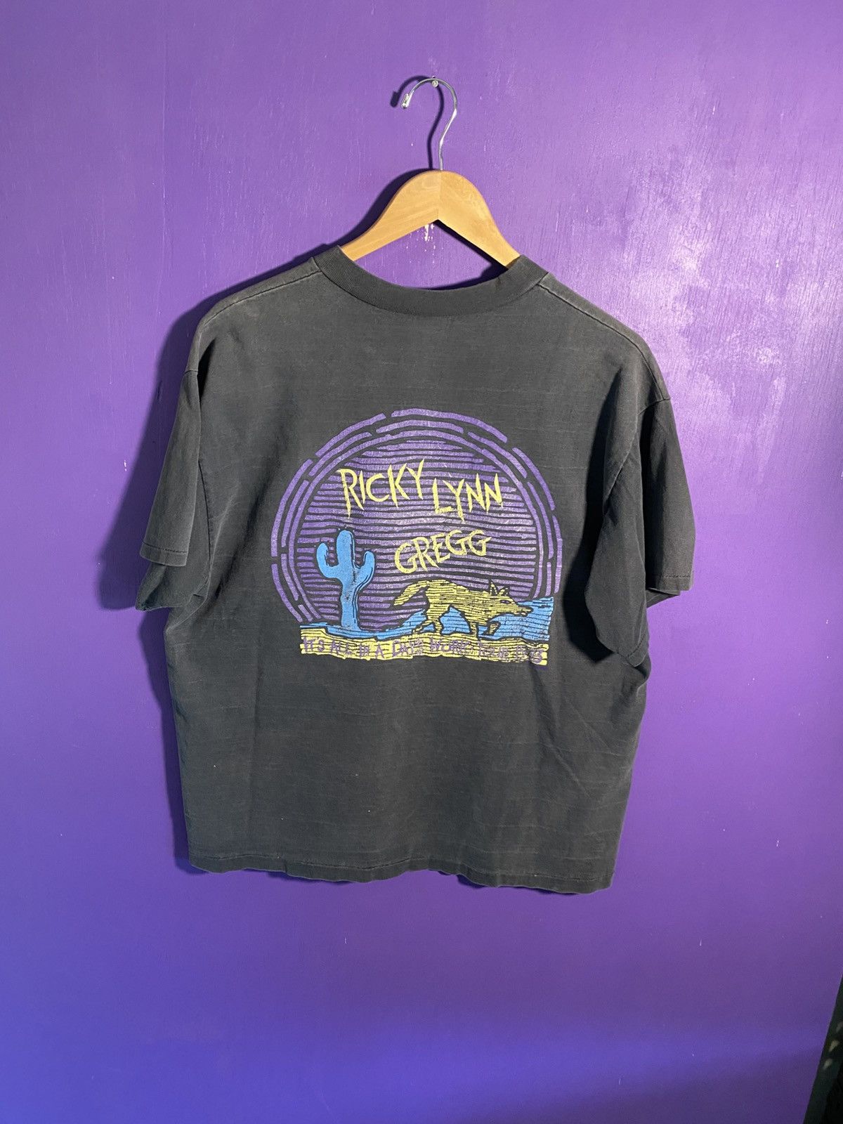 Band Tees Vintage 90s Ricky Lynn Gregg faded tour tee Size US XL / EU 56 / 4 - 2 Thumbnail