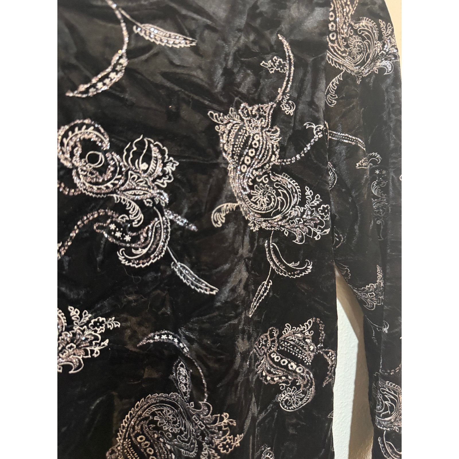 Other Y2K Goth Fairy Velvet Sparkle Top Size S / US 4 / IT 40 - 8 Thumbnail