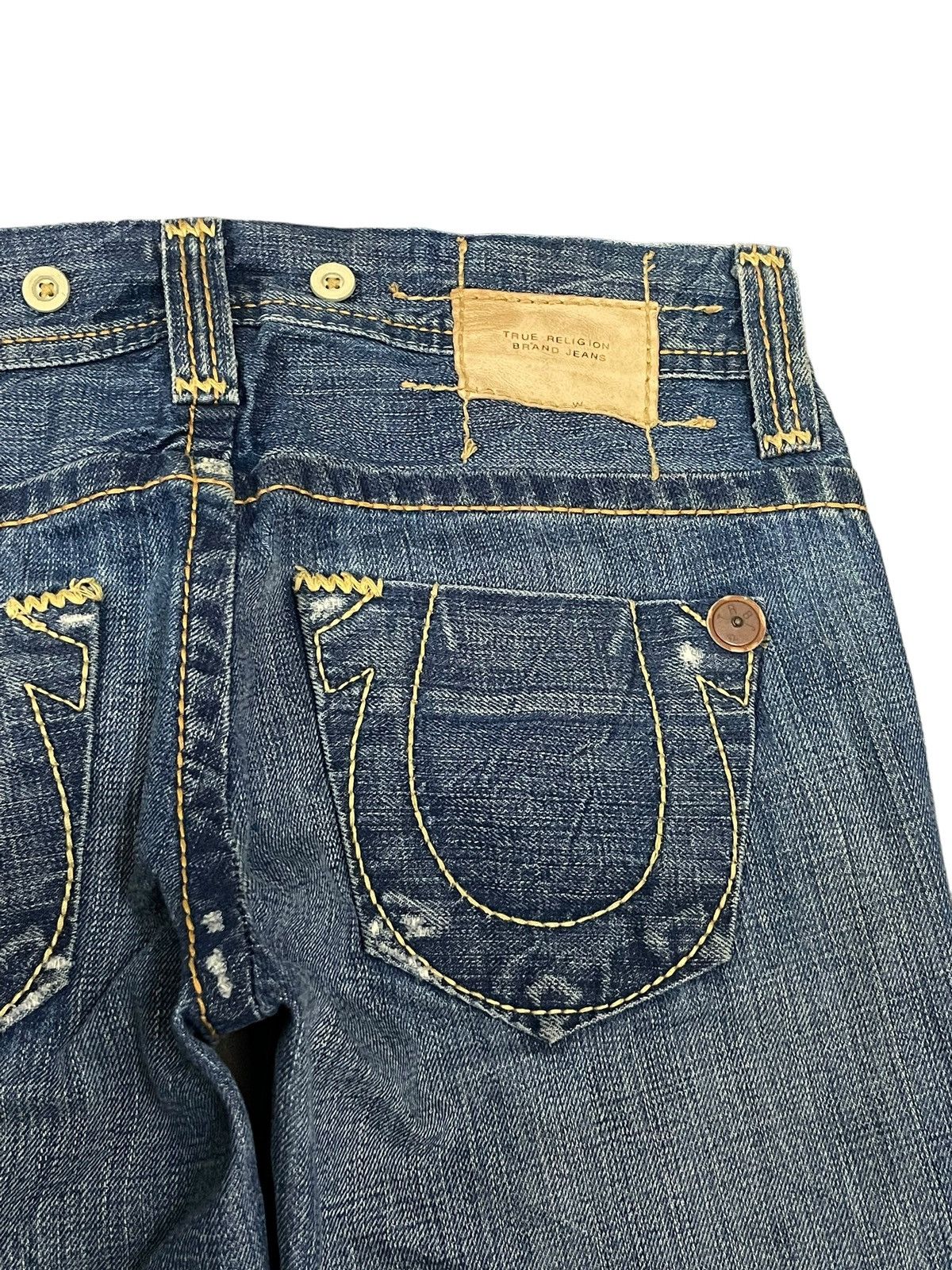 True Religion Vintage True Religion Women’s Denim Slim Straight Cut Jeans Size 31" - 10 Thumbnail