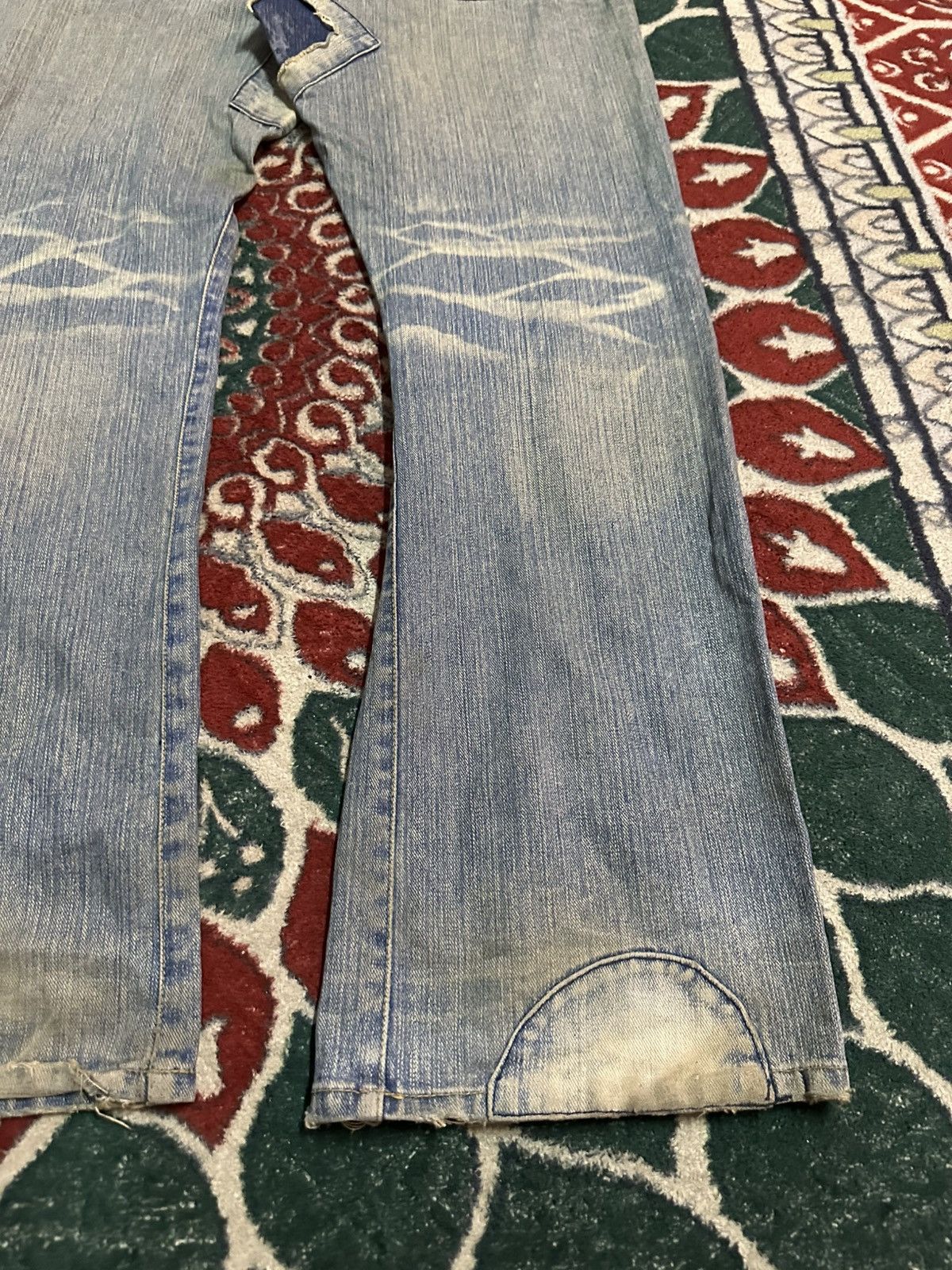 14th Addiction 1990 - Exhibitionist Japan Reconstructed Patch Denim Pant Size US 36 / EU 52 - 21 Thumbnail