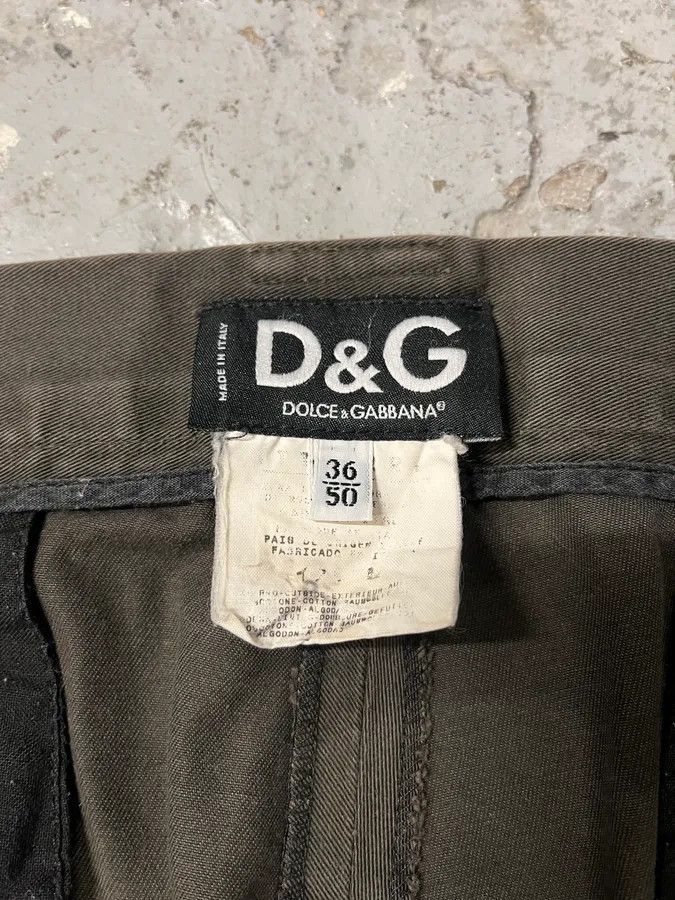 Dolce & Gabbana × Vintage 2000s Dolce & Gabbana Brown Faded Cozy Large Pants Size US 33 - 9 Thumbnail